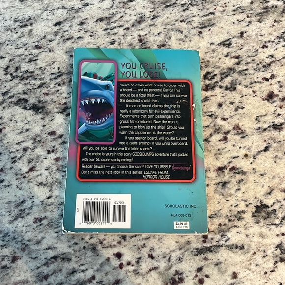 R.L. Stine Give Yourself Goosebumps #36 Ship Of Ghouls. - Picture 3 of 4